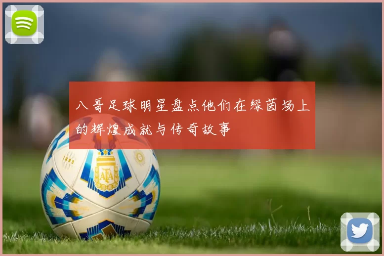 八哥足球明星盘点他们在绿茵场上的辉煌成就与传奇故事