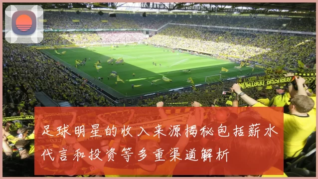 足球明星的收入来源揭秘包括薪水代言和投资等多重渠道解析