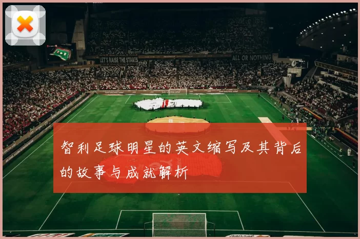 智利足球明星的英文缩写及其背后的故事与成就解析